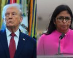 Trump ameaça vice da Venezuela e afirma que ela pode 