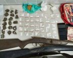 Polícia Militar apreende armas de fogo e drogas em São Gonçalo dos Campos
