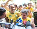 Ex-prefeito de Salvador e candidato derrotado ao governo da Bahia, ACM Neto vota e fala em renovação política