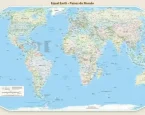 Novo mapa-múndi corrige tamanho da África, América do Sul e Ásia