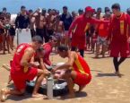 Jovem morre afogado depois de salvar sobrinha de 11 anos em praia de Atalaia em Aracaju