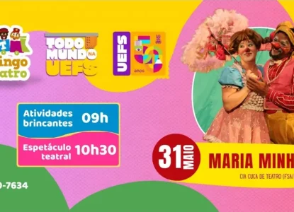 Edição especial do Domingo Tem Teatro celebra 50 anos da UEFS