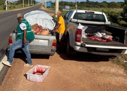 Adab apreende mais de 1 tonelada de carne irregular durante fiscalizações no interior da Bahia