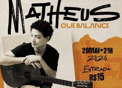 Matheus Amorim apresenta show “Quem pariu Matheus que balance” na Cidade da Cultura nesta sexta, 29