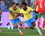 Seleção Brasileira passa sufoco contra Marrocos, mas garante empate com golaço de Vini Jr