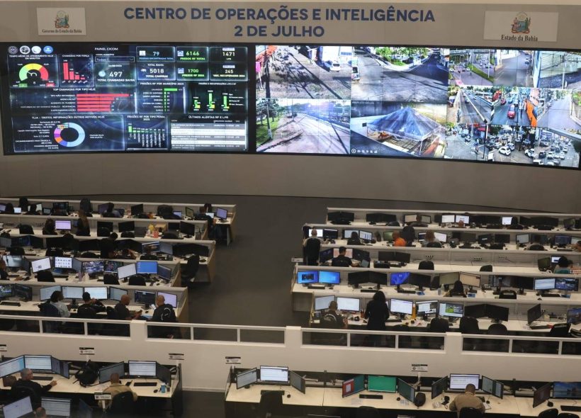 Empresas e condomínios da Bahia podem integrar câmeras com Centro de Operações da Secretaria de Segurança Pública