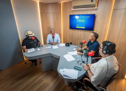 Em sabatina, Jerônimo Rodrigues comenta sobre prioridades para saúde no interior da Bahia
