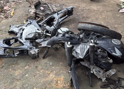 Polícia localiza oficina de desmanche em Conceição do Jacuípe de motos roubadas em Feira de Santana