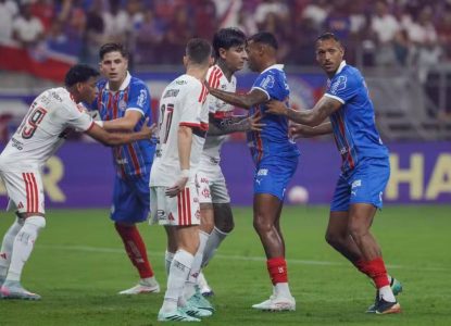 Bahia é dominado pelo Flamengo e sofre derrota na Arena Fonte Nova pelo Brasileirão 2026
