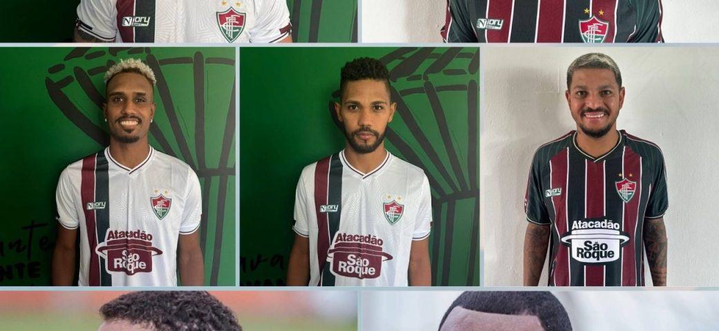 Fluminense de Feira anuncia mais sete reforços para elenco do Baianão Série B 2024
