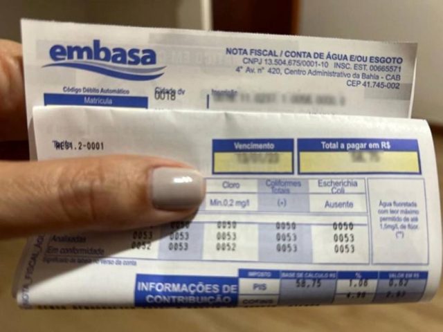 Embasa é autorizada reajustar em 5,8% na tarifa de água/esgoto na Bahia