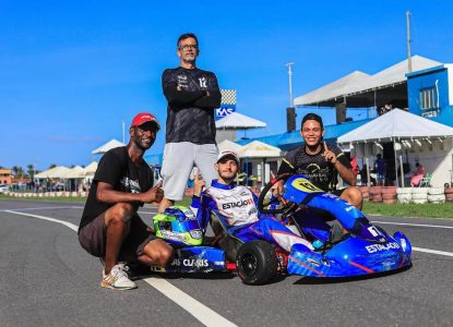 Jovem piloto de Feira de Santana, Thiago Rios compete em grande competição baiana de Kart