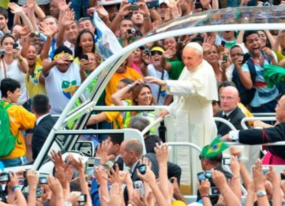 Relembre como foi a única visita do papa Francisco ao Brasil