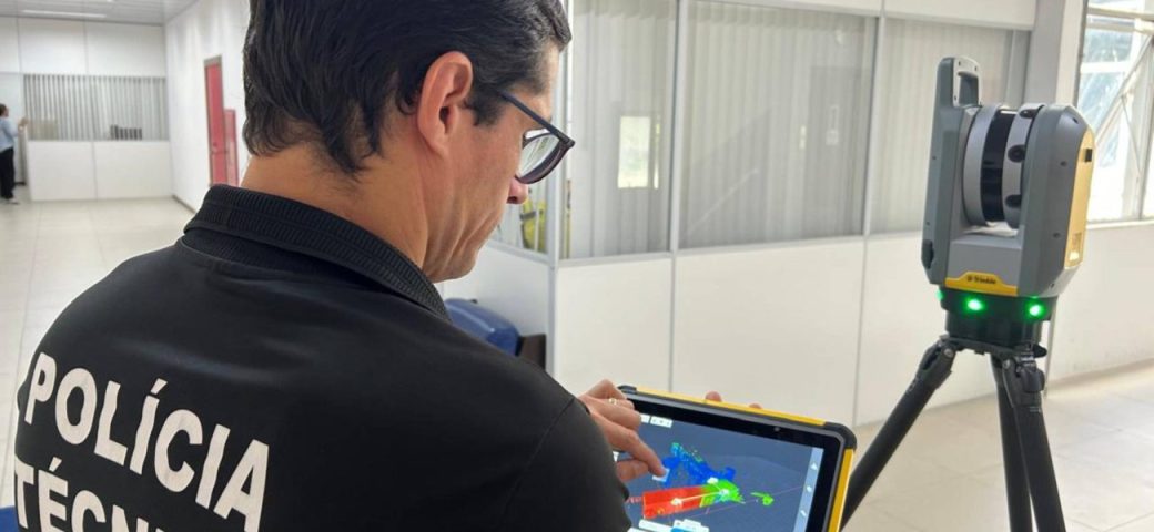 Novos equipamentos da Polícia Técnica realizam varredura no local de crime