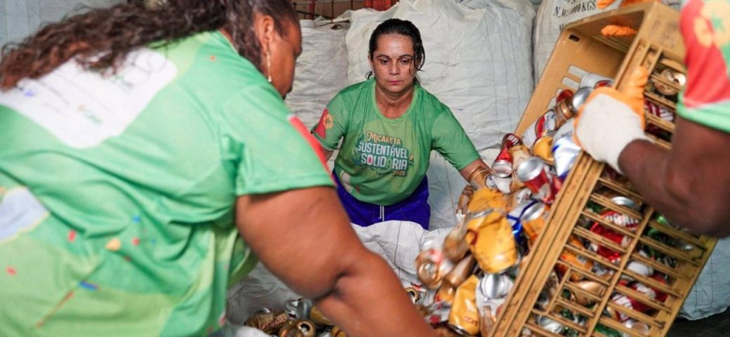 Mais de 8 toneladas de recicláveis coletadas na Micareta de Feira 2025