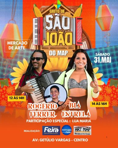 Grito de São de João no Mercado de Arte Popular agita centro de compras no sábado, 31