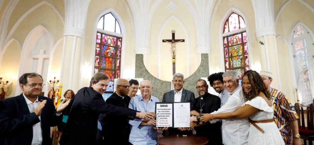 Estrutura do Santuário Senhor dos Passos em Feira de Santana será restaurada com investimento de R$ 1,5 milhão
