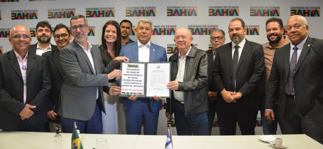 Obras para expansão da rede de água e de esgoto serão realizadas em Feira de Santana; saiba locais