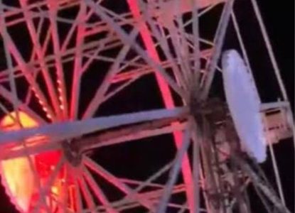 Criança cai de roda gigante durante festa de São João em Ipirá