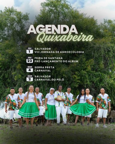 Quixabeira da Matinha se apresenta na VIII Jornada de Agroecologia da Bahia