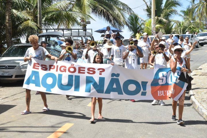 Movimento SOS BURACÃO participa de ato no 2 de Julho em defesa da cidade do Salvador