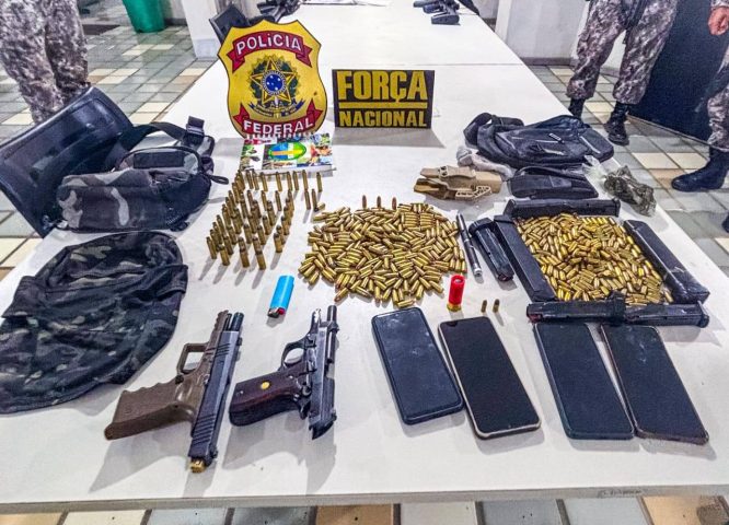Polícia Federal apreende armas e munições em terra indígena área de conflitos na Bahia