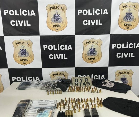 Operação conjunta alcança criminosos e apreende arma em Capim Grosso