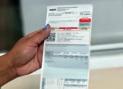 Conta de energia elétrica terá bandeira tarifária vermelha no mês de agosto