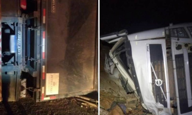 Acidente: motorista morre após carreta tombar na BA-026