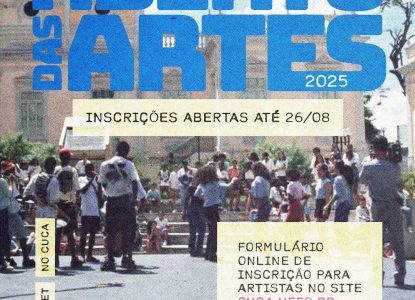 CUCA inscreve para Aberto das Artes 2025 até 26 de agosto