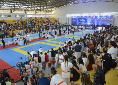 Campeonato de karatê marca reabertura do Complexo Oyama Pinto em Feira de Santana