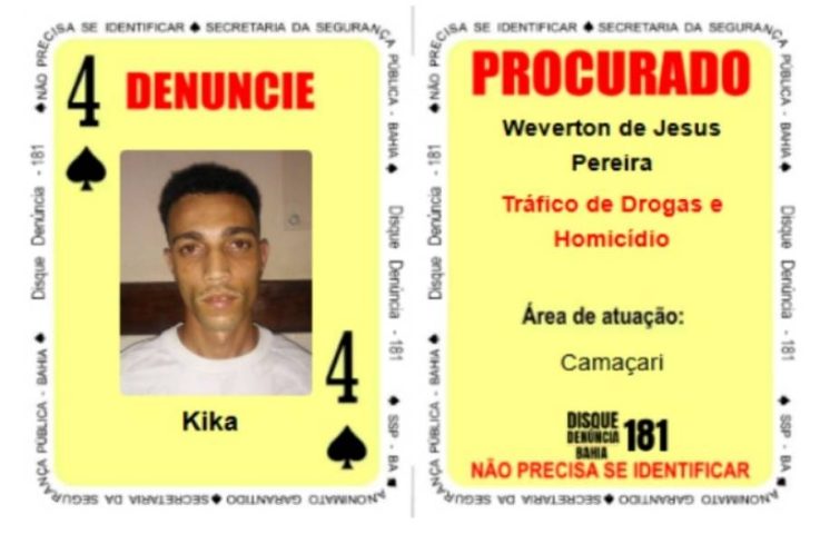 “Kika”, o “4 de Espadas” do Baralho do Crime é preso em Minas Gerais