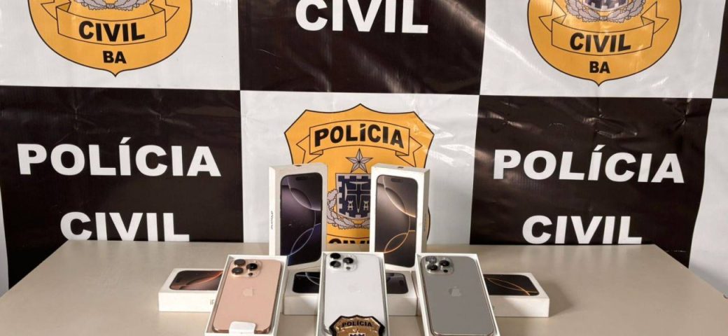 Celulares furtados após veículo de transportadora tombar na Bahia são recuperados; Polícia investiga furto e receptação