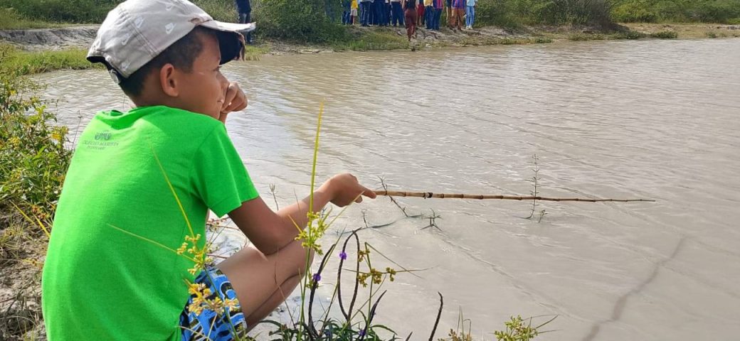 Começa limpeza da Lagoa Grande, no distrito de Maria Quitéria; revitalização será em etapas