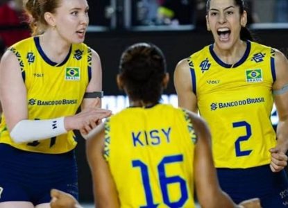 Brasil vira sobre França e fica perto da vaga nas oitavas de final do Mundial de vôlei feminino