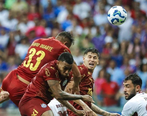 Em partida movimentada, Bahia e Fluminense empatam por 3 a 3 na Fonte Nova