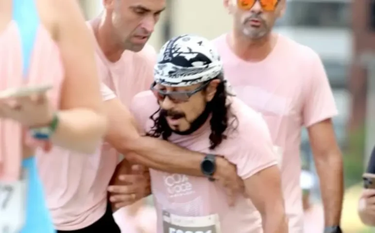 Bell Marques passa mal em corrida de rua; cantor se pronuncia em rede social