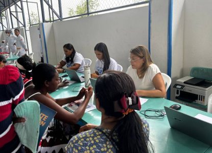 Saúde realizou mais de mil agendamentos durante Feira em Ação no distrito de Bonfim de Feira