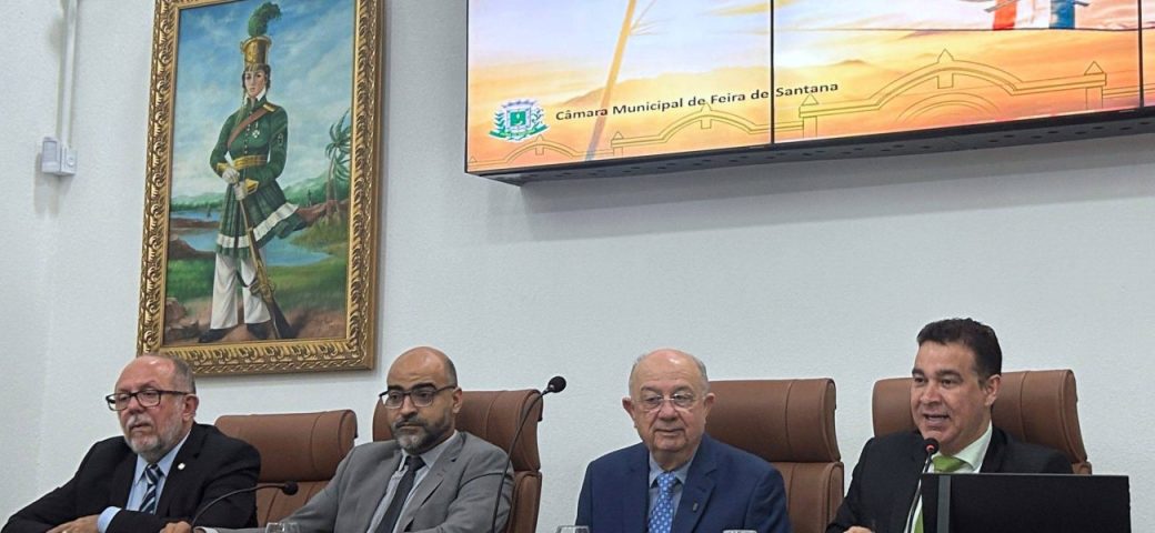 Câmara de Vereadores celebra 192 anos de Feira de Santana em sessão solene