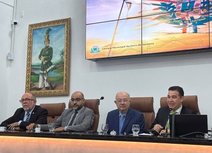 Câmara de Vereadores celebra 192 anos de Feira de Santana em sessão solene