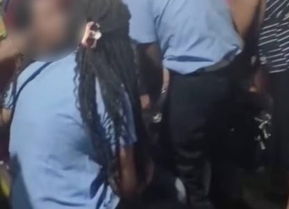 Acidente com ônibus assusta passageiros no Terminal Central de Feira de Santana