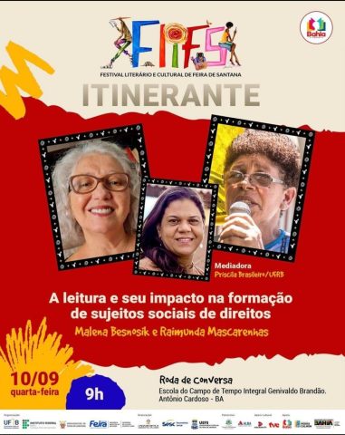 FLIFS 2025 terá programação itinerante em Antônio Cardoso e apresentação lírica no Sesc em Feira de Santana  