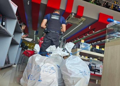 Feira de Santana: Receita Federal apreende celulares, caixas de som e equipamentos eletrônicos irregulares