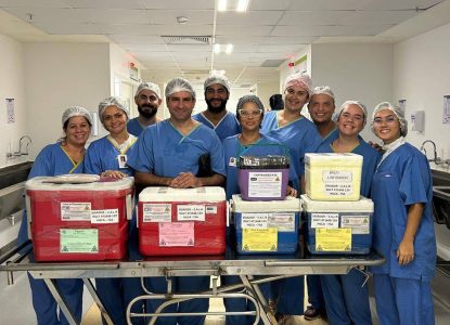 Hospital Clériston Andrade lidera na Bahia com 21 doações de órgãos e 99 de córneas em 2025