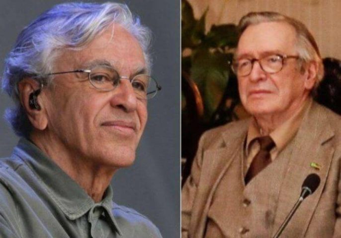 Caetano Veloso busca indenização milionária na herança de Olavo de Carvalho