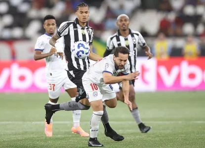 Bahia perde para o Botafogo por 2 a 1 e cai para sexta posição no Brasileirão 2025