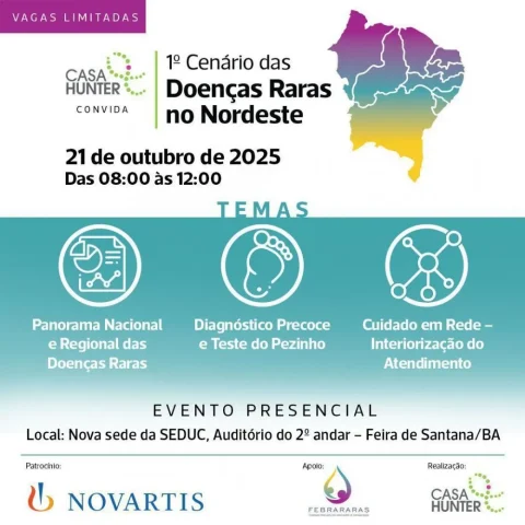 Feira de Santana sediará primeiro evento sobre Doenças Raras no Nordeste na próxima terça, 21