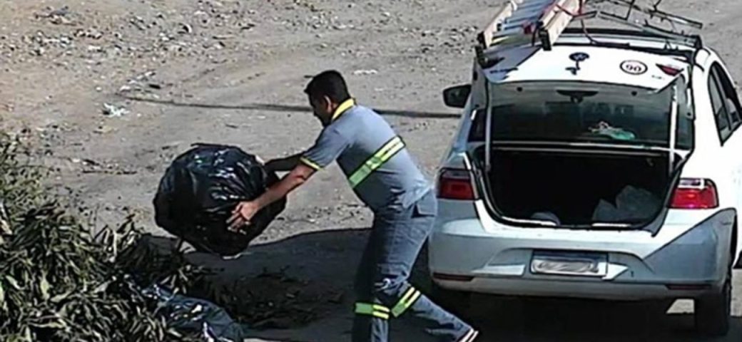 Câmeras de videomonitoramento flagram descarte irregular de lixo e ajudam notificar e multar infratores