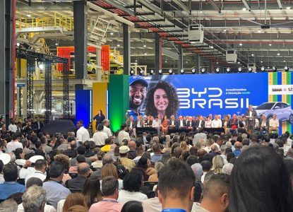 Na inauguração da BYD, ministro Rui Costa destaca papel da Bahia e do governo federal na retomada industrial