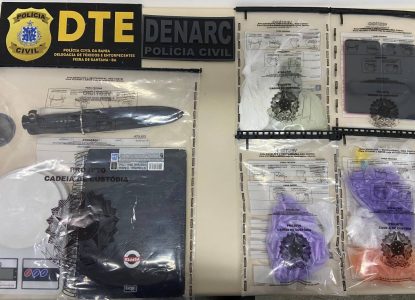 Drogas são apreendidas no bairro Queimadinha, em Feira de Santana